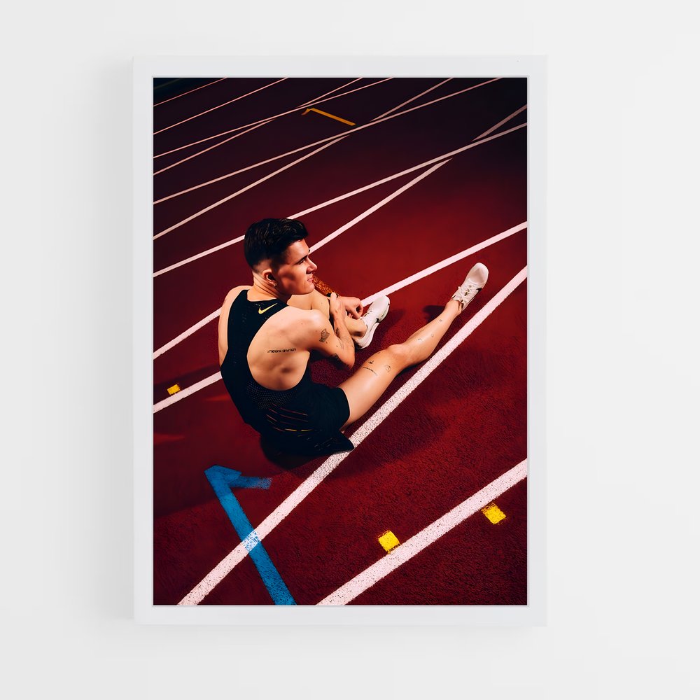 Poster Jakob de ingebrigtsen – affiche Athlétisme (vue 3)